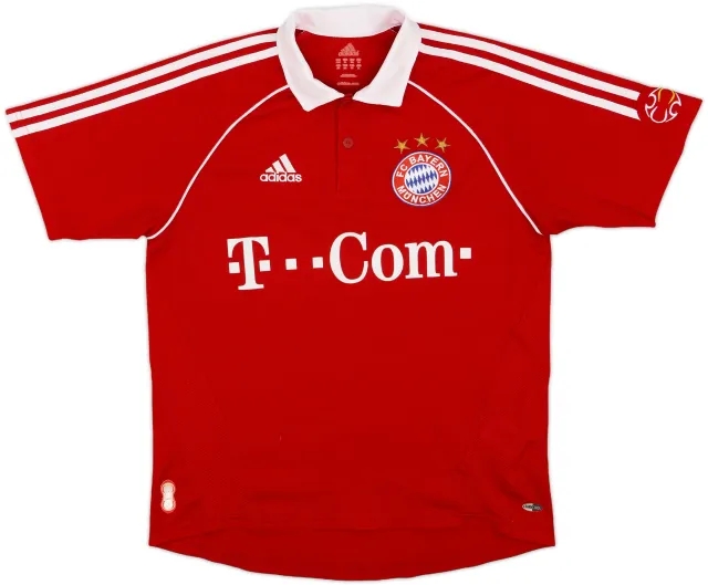 adidas Bayern Munich Boys SS Home Shirt 2005/06