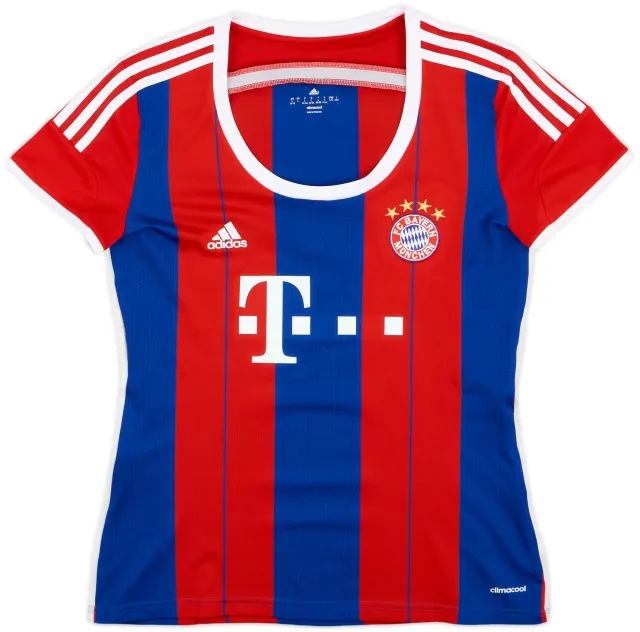 adidas Bayern Munich Womens SS Home Shirt 2014/15