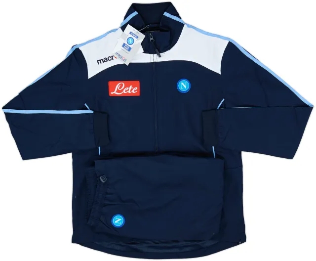 2009-10 Napoli Macron Tracksuit (M)