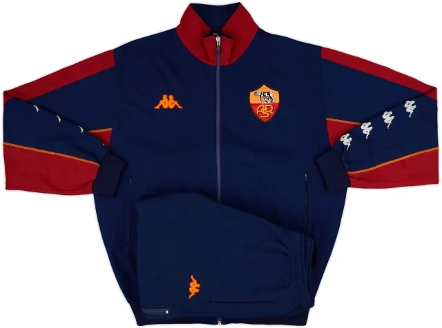 2002-03 Roma Kappa Tracksuit - 9/10 - (XL)