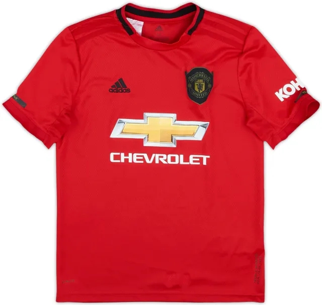 adidas Manchester United Boys SS Home Shirt 2019/20