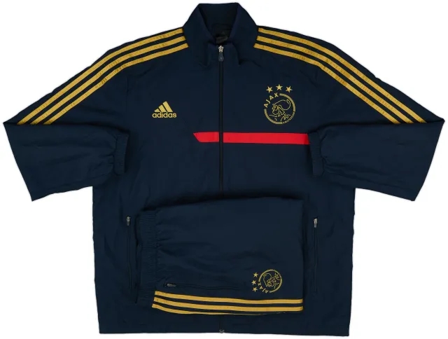2013-14 Ajax adidas Full Tracksuit - 8/10 - (XXL)