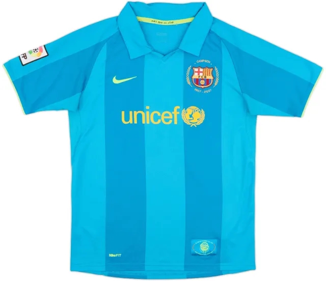 Nike Barcelona Boys SS Away Shirt 2007/09