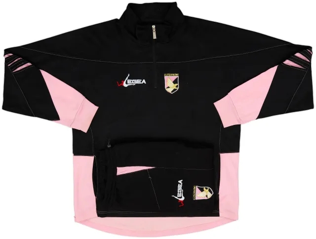 2010-11 Palermo Legea 1/4 Zip Tracksuit - 9/10 - (XL)
