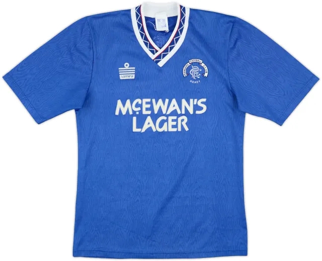Admiral Rangers Mens SS Home Shirt 1990/92