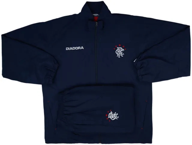 2003-04 Rangers Diadora Tracksuit - 9/10 - (L)