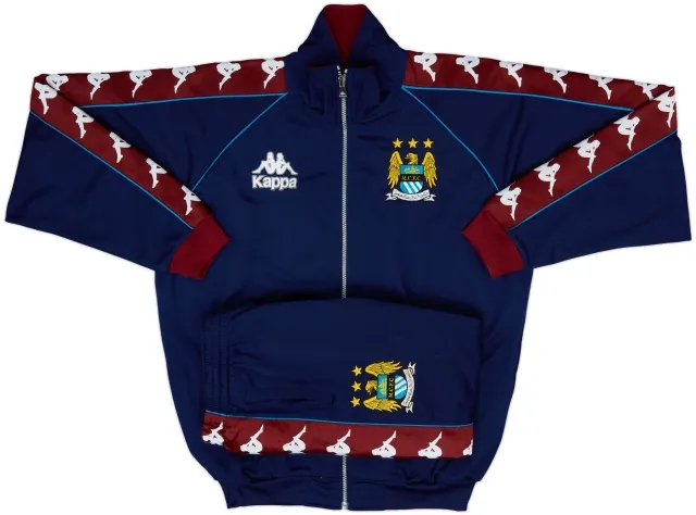 1997-99 Manchester City Kappa Tracksuit - 9/10 - (L)