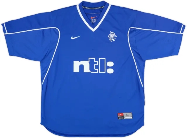 Nike Rangers Mens SS Home Shirt 1999/01