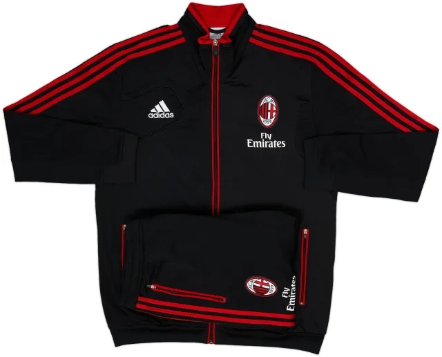 2012-13 AC Milan adidas Tracksuit - 9/10 - (L)