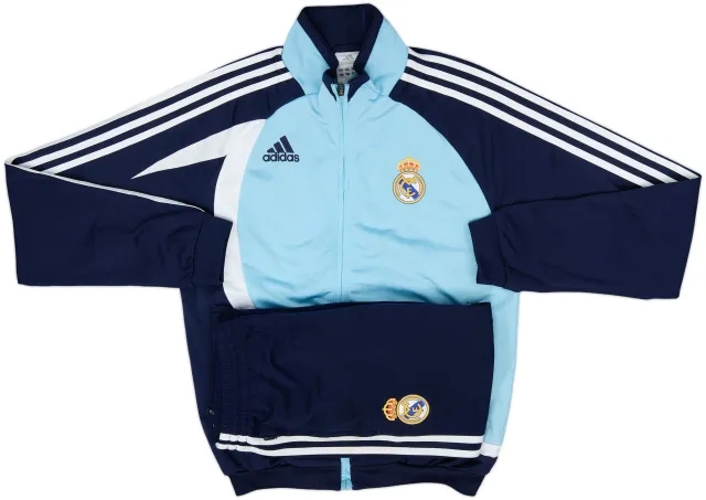 2007-08 Real Madrid adidas Tracksuit - 7/10 - (S)