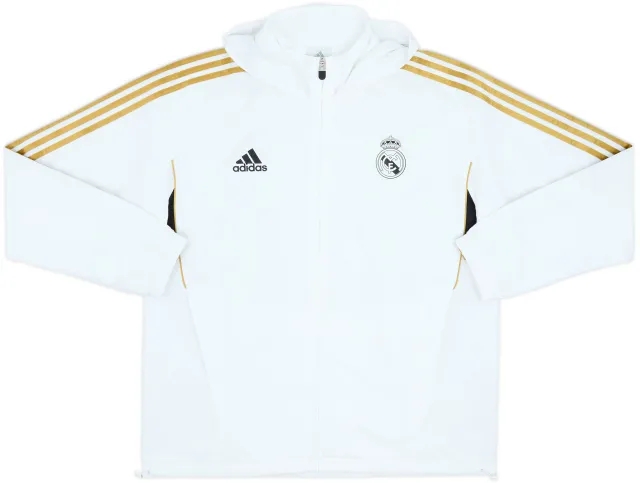 2011-12 Real Madrid adidas Hooded Track Jacket - 8/10 - (L/XL)
