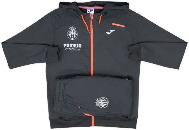 2017-18 Villarreal Joma Full Tracksuit - 9/10 - (S)