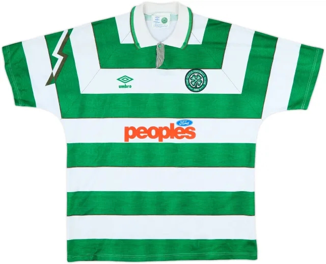Umbro Celtic Mens SS Home Shirt 1991/92