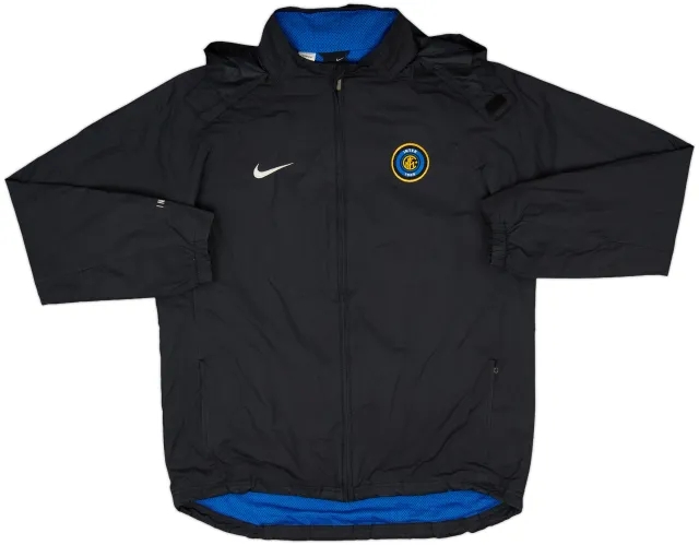 2004-05 Inter Milan Nike Hooded Rain Jacket - 8/10 - (M)
