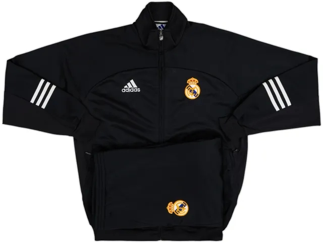 2001-02 Real Madrid adidas Centenary Tracksuit - 8/10 - (XL)