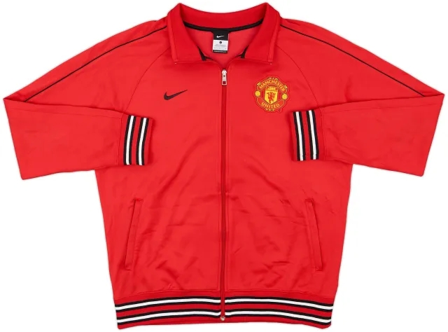 2011-12 Manchester United Nike N98 Track Jacket - 8/10 - (L)