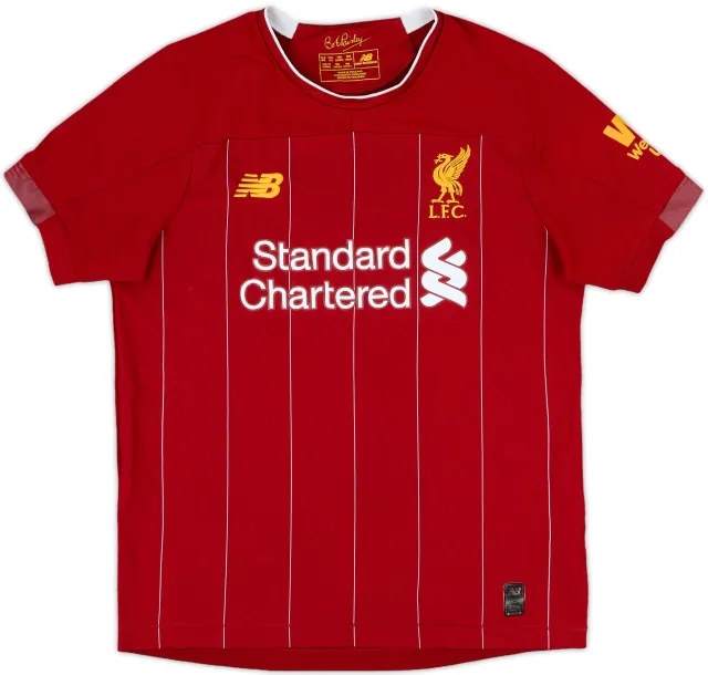 NewBalance Liverpool Boys SS Home Shirt 2019/20
