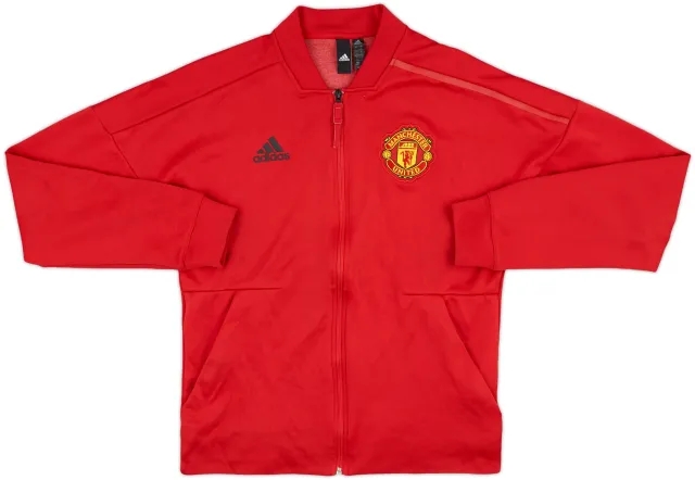 2018-19 Manchester United adidas Track Jacket - 8/10 - (S)