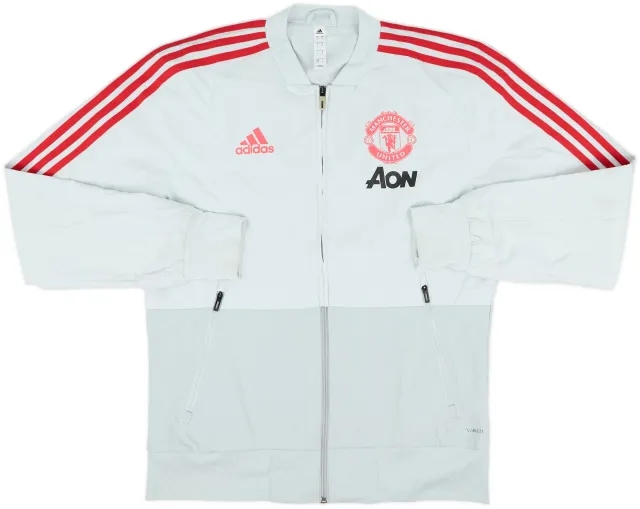 2018-19 Manchester United adidas Track Jacket - 8/10 - (S)