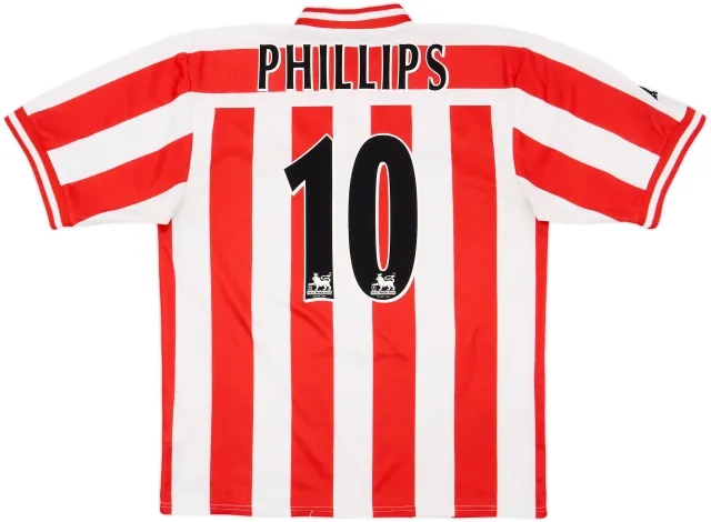 Asics Sunderland Mens SS Home Shirt 1999/00