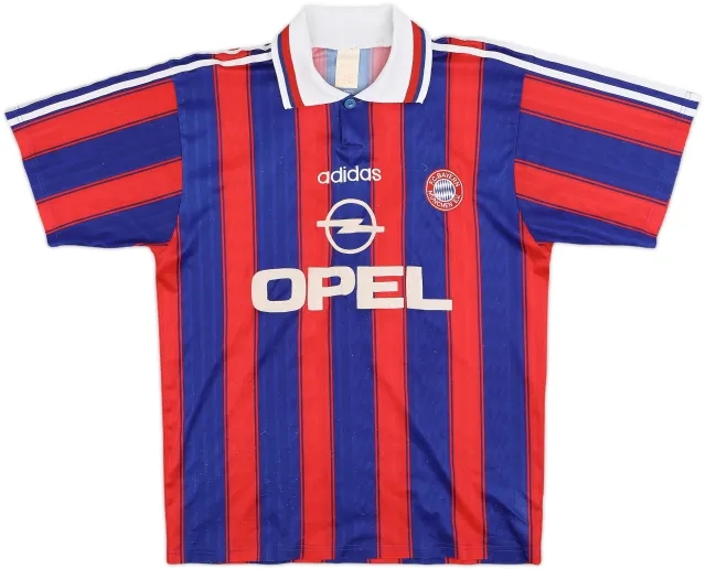 adidas Bayern Munich Mens SS Home Shirt 1995/97