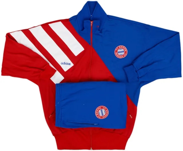 1993-95 Bayern Munich adidas Full Tracksuit - 8/10 - (L)