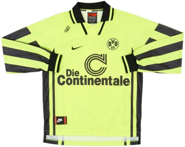 Nike Borussia Dortmund Mens LS Home Shirt 1996/97