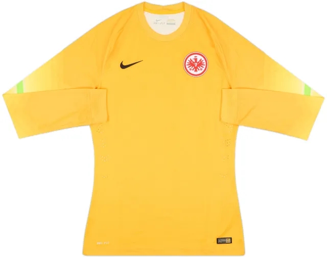 Nike Eintracht Frankfurt Mens LS Goalkeeper Player Issue Home Shirt 2014/15