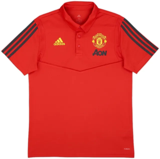2019-20 Manchester United adidas Polo Shirt - 9/10 - (M)