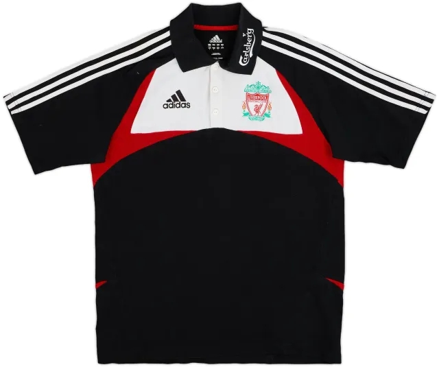 2007-08 Liverpool adidas Polo Shirt - 9/10 - (M)