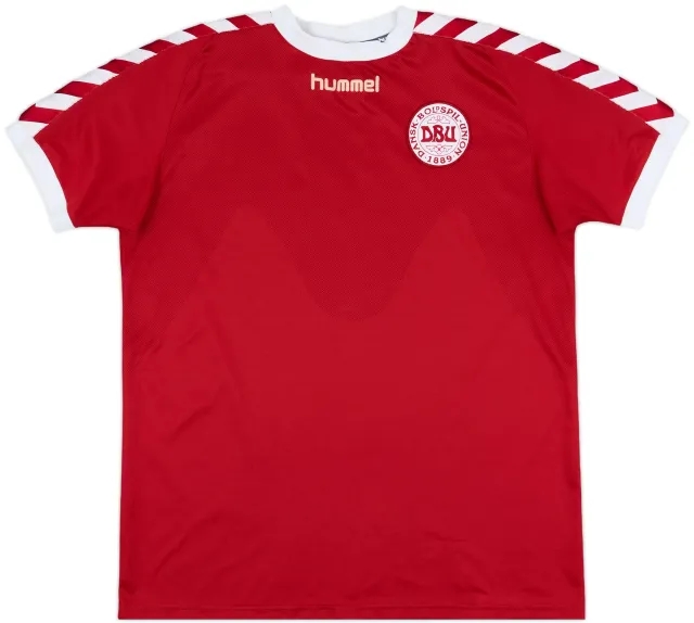 Hummel Denmark Mens SS Home Shirt 2002