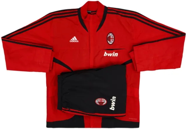 2007-08 AC Milan adidas Tracksuit - 8/10 - (L)