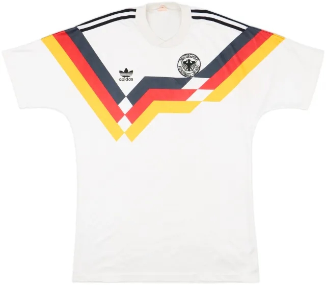 adidas Germany Mens SS Home Shirt 1988