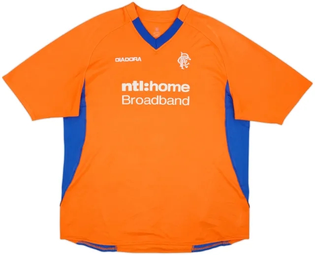 Diadora Rangers Mens SS Away Shirt 2002/03