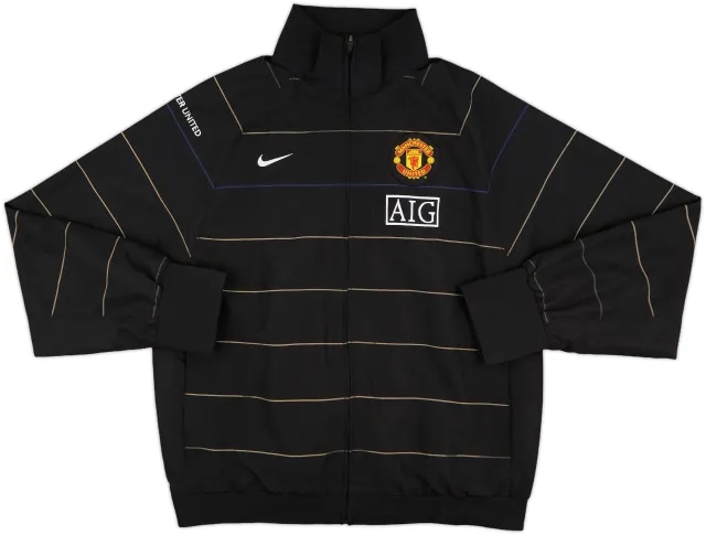2008-09 Manchester United Nike Track Jacket - 9/10 - (L)