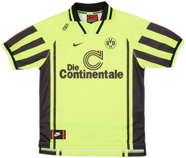 Nike Borussia Dortmund Boys SS Home Shirt 1996/97