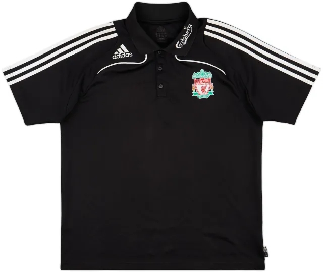 2008-09 Liverpool adidas Polo Shirt - 8/10 - (L)