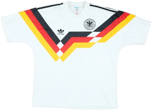 adidas Germany Mens SS Home Shirt 1988