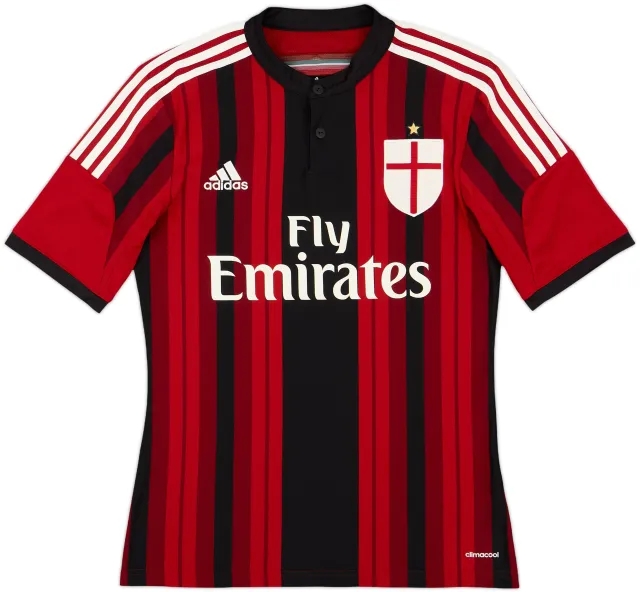 2014-15 AC Milan Home Shirt - 9/10 - (S)