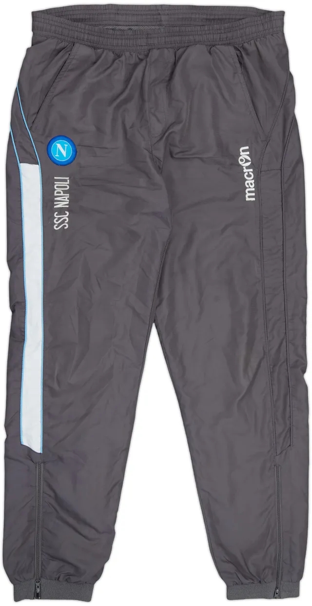 2011-12 Napoli Macron Track Pants/Bottoms - 8/10 - (S)