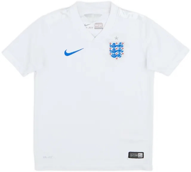 Nike England Boys SS Home Shirt 2014