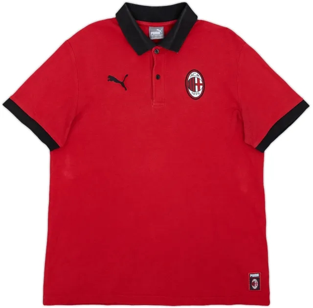 2018-19 AC Milan Puma Polo Shirt - 9/10 - (L)