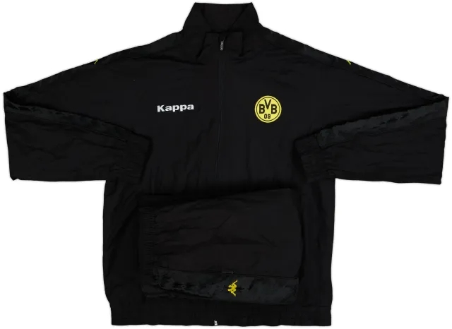 2009-10 Borussia Dortmund Kappa Tracksuit - 8/10 - (XL)