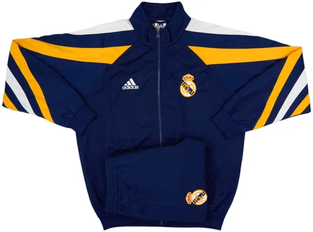 1998-99 Real Madrid adidas Tracksuit - 7/10 - (L)
