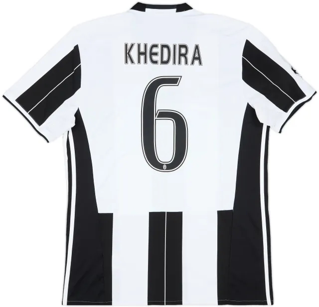 2016-17 Juventus Home Shirt Khedira #6 - 9/10 - (L)