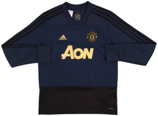 adidas Manchester United Boys SS Home Shirt 2018/19