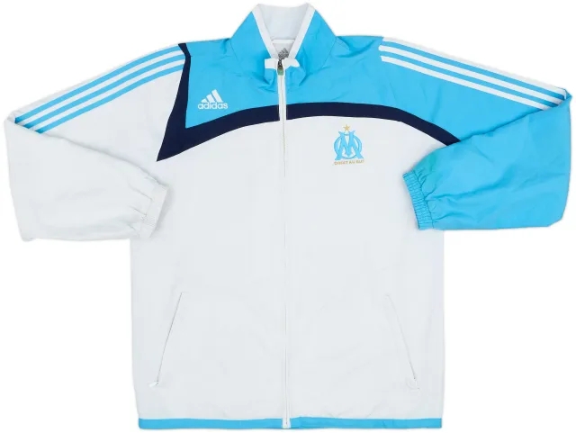 2007-08 Olympique Marseille adidas Track Jacket - 6/10 - (L)