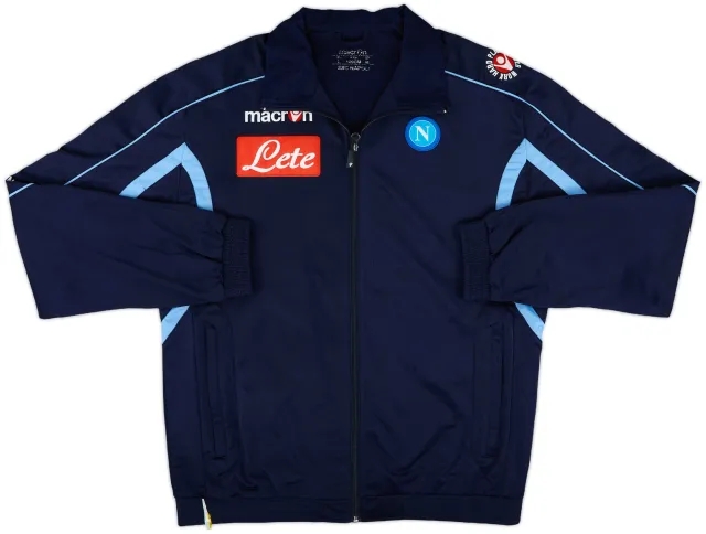 2010-11 Napoli Macron Track Jacket - 5/10 - (L)