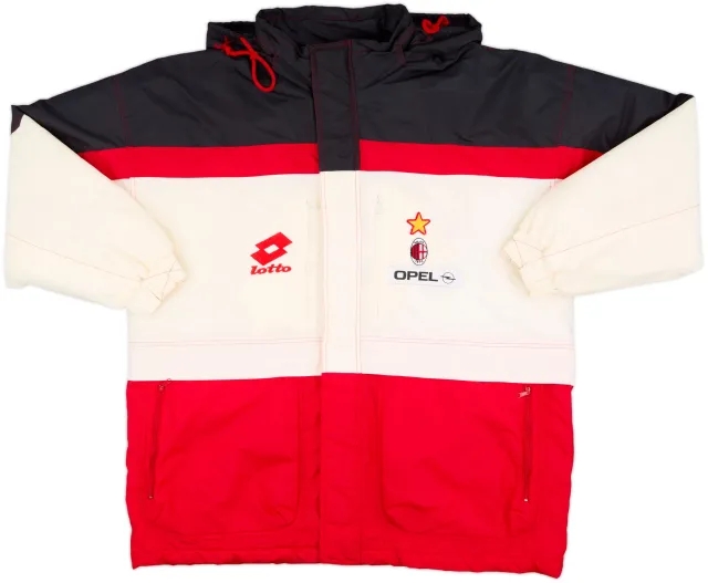 1994-95 AC Milan Lotto Padded Bench Coat - 8/10 - (XL)