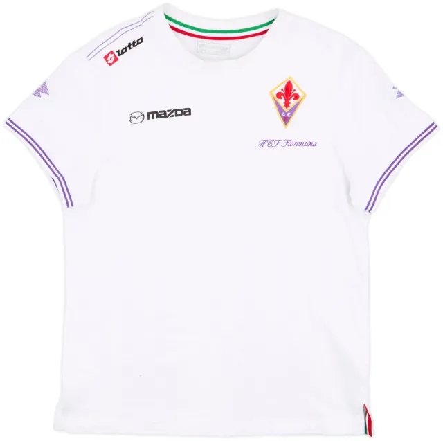 2012-13 Fiorentina Lotto Cotton Tee - 7/10 - (M)